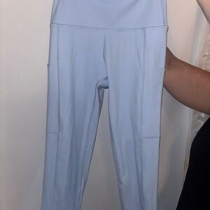 Aerie Blue High-Waisted Leggings